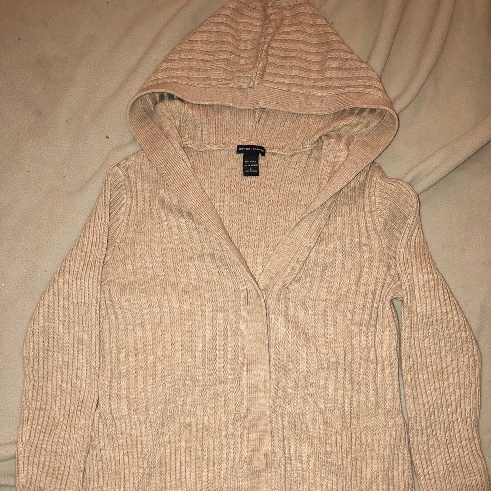 New York & Company Button up w/ hood